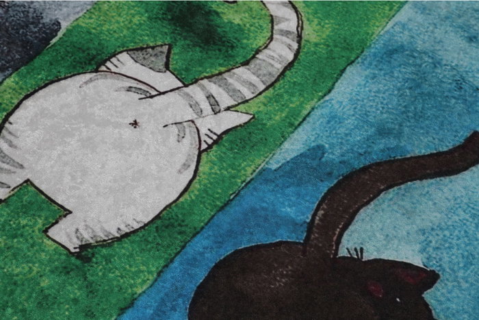 Mijölnir Gatto Carino Juego de alfombrillas de baño Multicolor